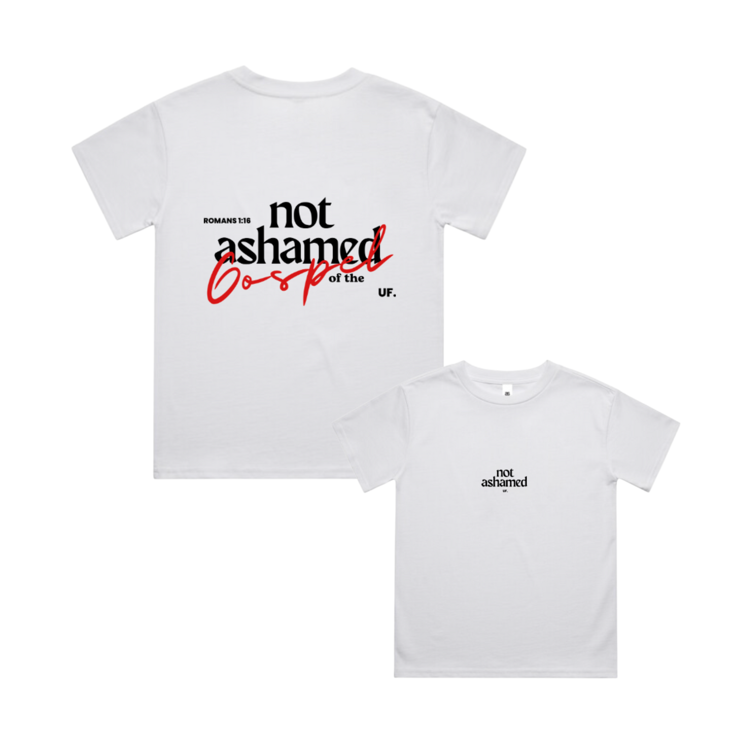 not ashamed tee // kid's fit