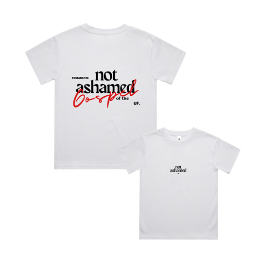 not ashamed tee // kid's fit