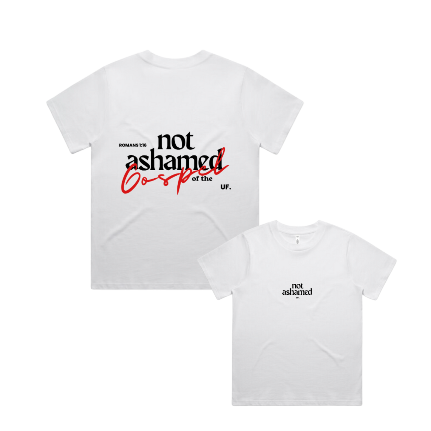 not ashamed tee // women's fit *minus