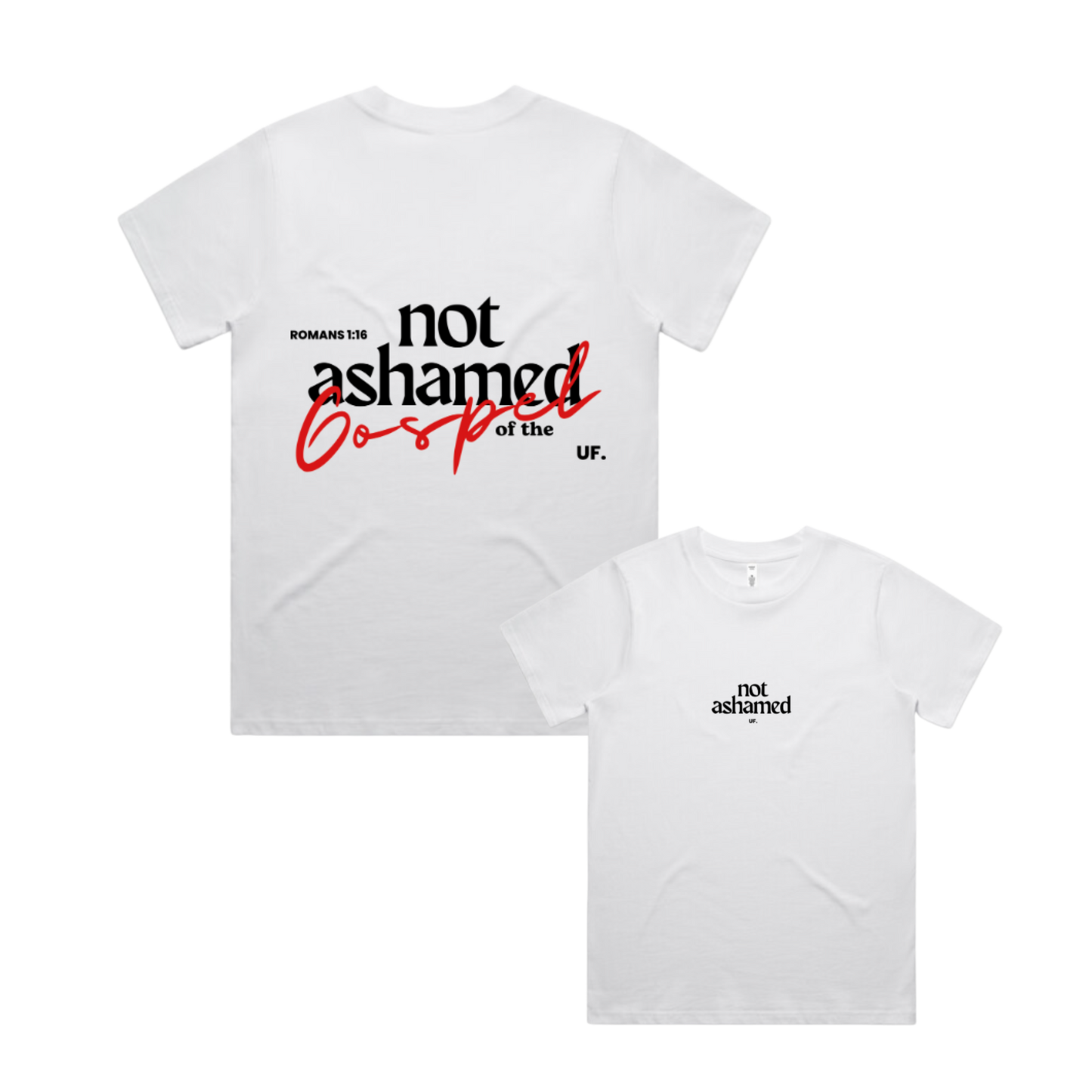 not ashamed tee // women's fit *regular