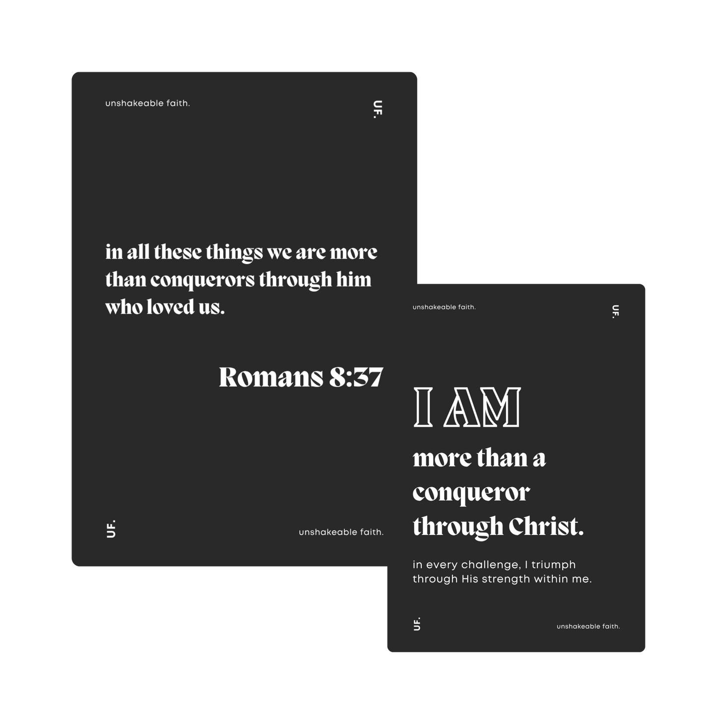 daily declarations // bible affirmation cards.