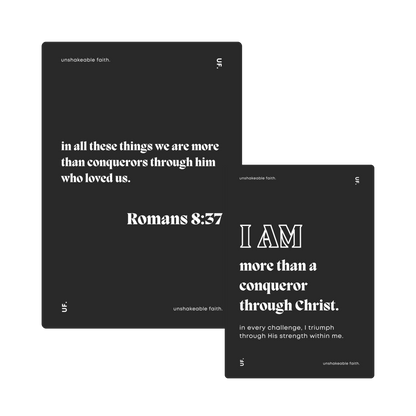 daily declarations // bible affirmation cards.
