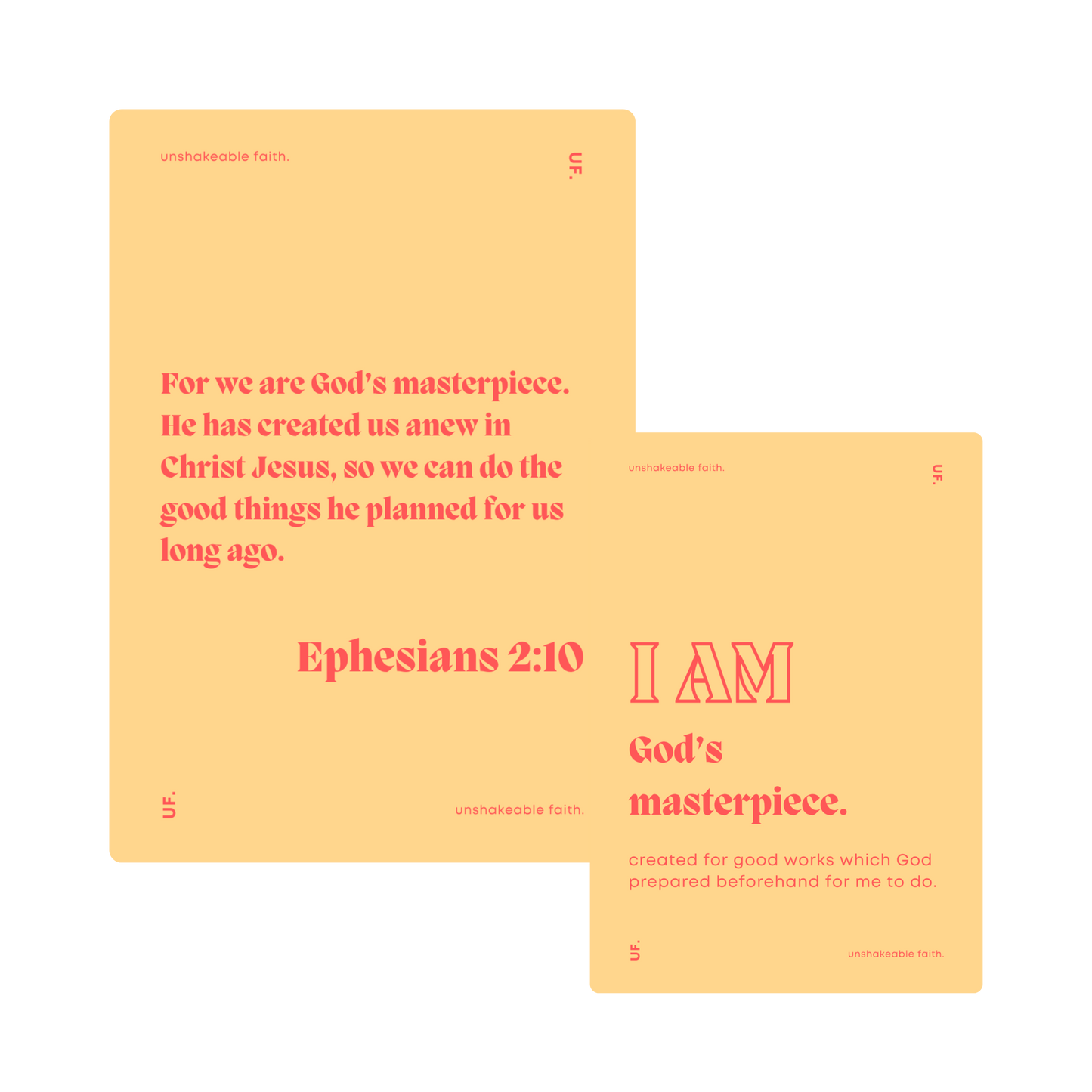 daily declarations // bible affirmation cards.