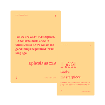 daily declarations // bible affirmation cards.