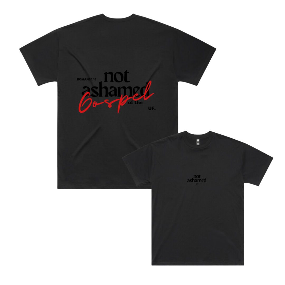 not ashamed tee // men's fit *oversized