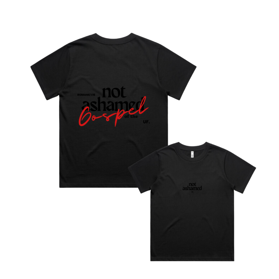 not ashamed tee // women's fit *minus