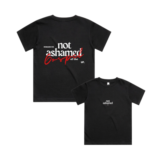 not ashamed tee // kid's fit