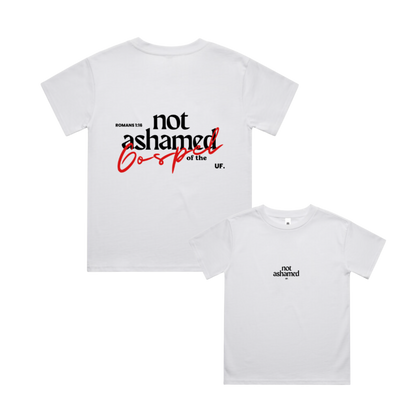 not ashamed tee // kid's fit