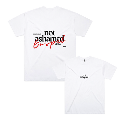 not ashamed tee // men's fit *oversized