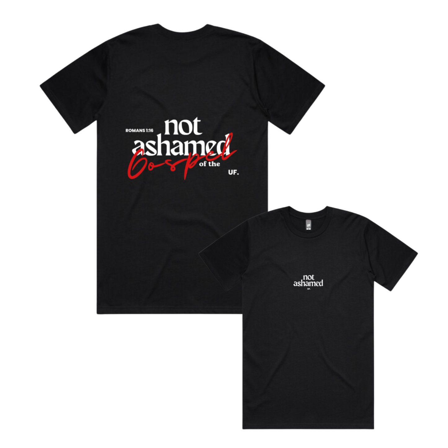 not ashamed tee // men's fit *regular