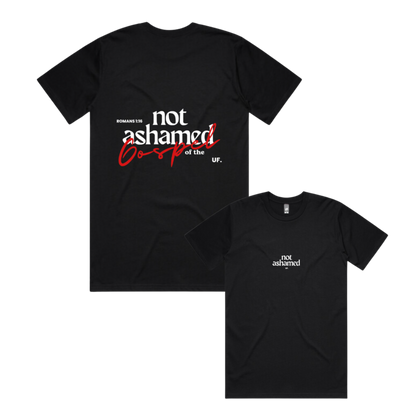 not ashamed tee // men's fit *regular