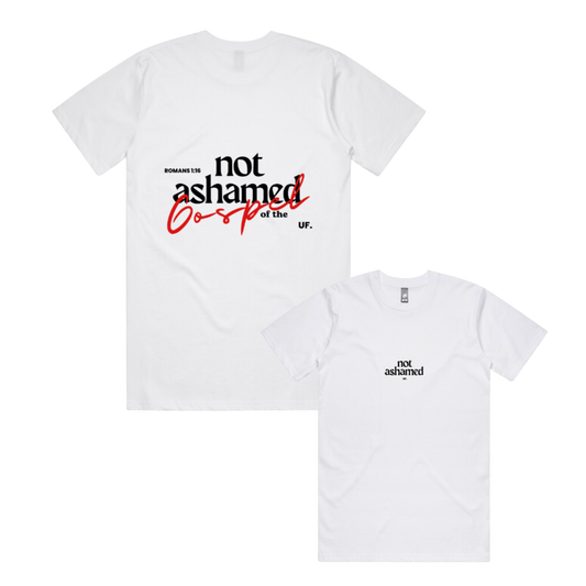 not ashamed tee // men's fit *regular