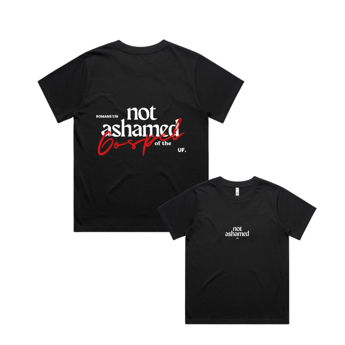not ashamed tee // women's fit *minus