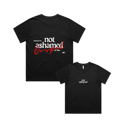 not ashamed tee // women's fit *minus