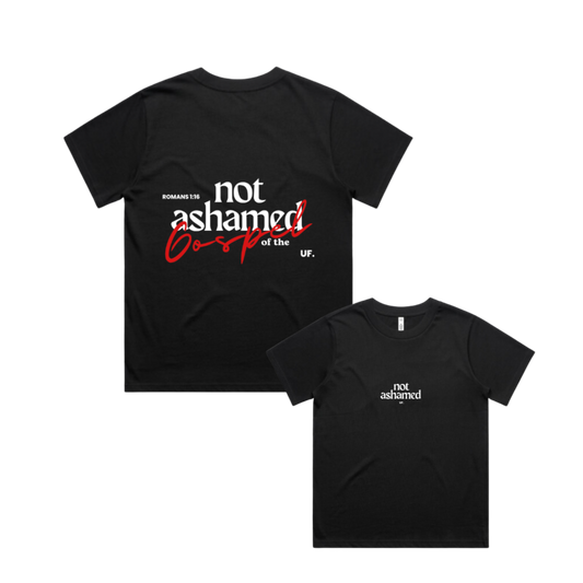 not ashamed tee // women's fit *minus