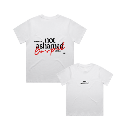 not ashamed tee // women's fit *minus