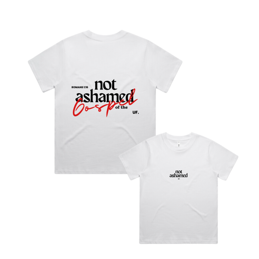 not ashamed tee // women's fit *minus