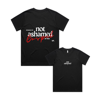 not ashamed tee // women's fit *regular